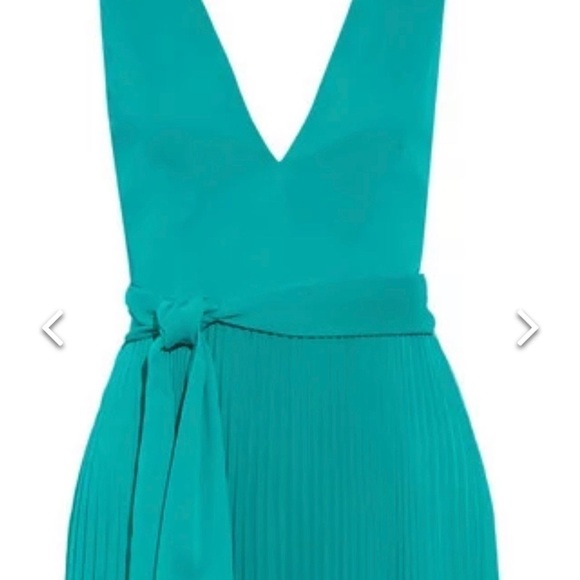NWT Beautiful Alice & Olivia Turquoise dress - Picture 3 of 7
